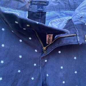 Tommy Hilfiger Navy Cotton Pants Stars Vintage Sz 2